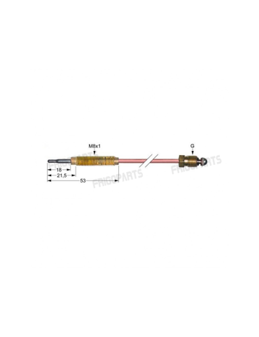 THERMOCOUPLE LE COQ 30  CM...